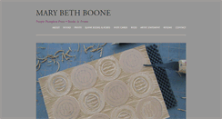 Desktop Screenshot of marybethboone.com